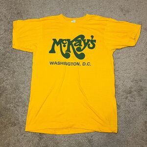 Vintage 1984 St. Patricks Day 1984 McKay's Washington DC Graphic Tee | Size M